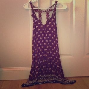 Floral/Maroon slip dress from Francesca’s